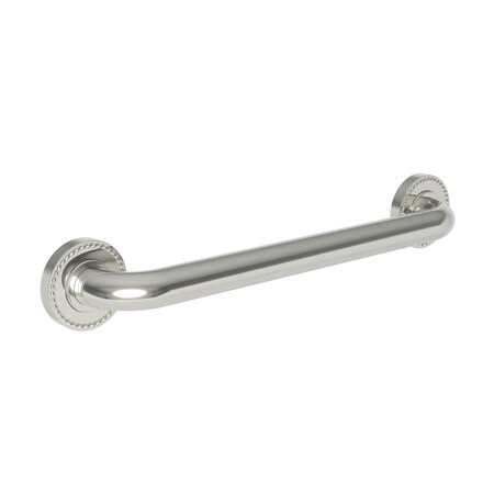 Newport Brass 19" L, Two Post, Solid Brass, 16" Grab Bar in Polished Nickel, Polished Nickel 1020-3916/15